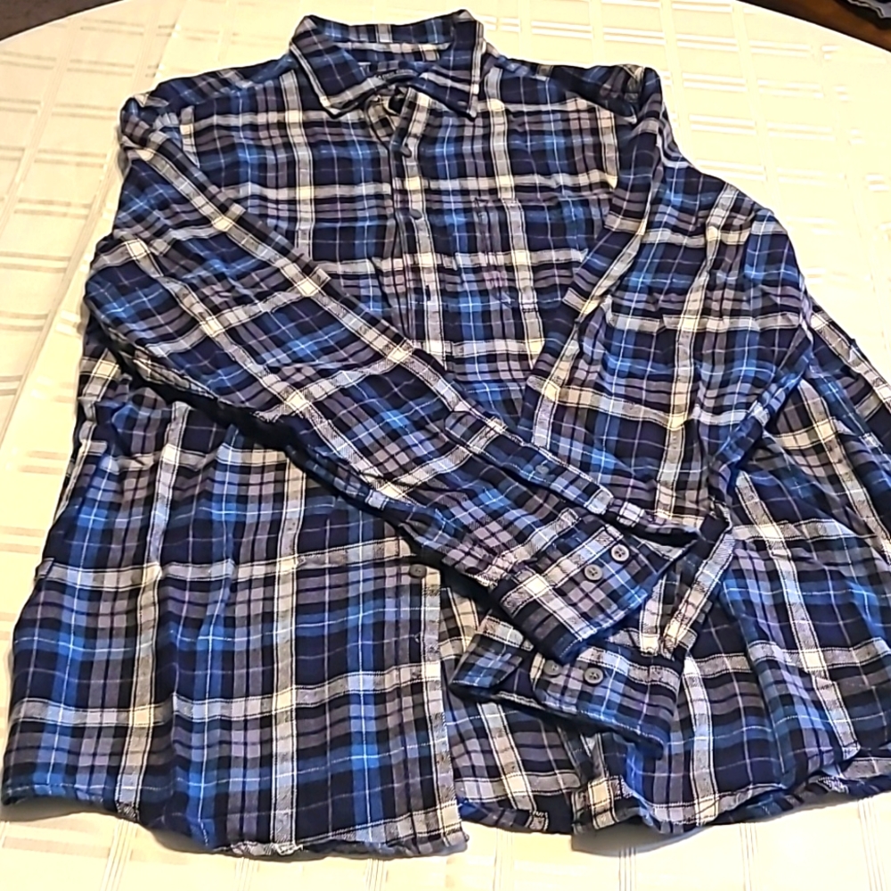 Faded Glory large flannel shirt